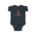 Infant Bodysuit "You Want a Piece of Me?" with Cute Chocolate Bunny Graphic