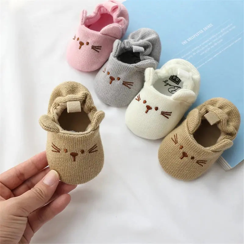Knitted Wool Baby Shoes for Boys and Girls (Toddler)