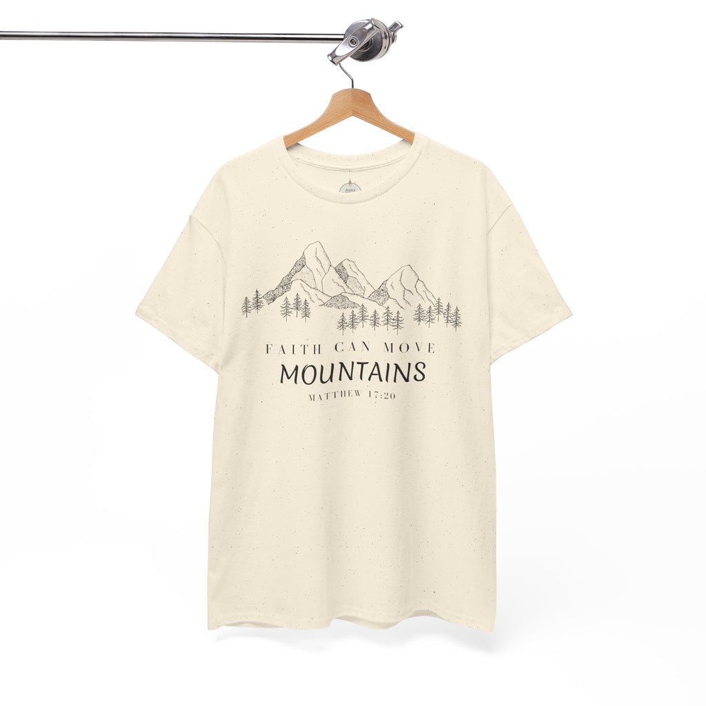 Faith Can Move Mountains T-Shirt | Christian Women's Tee