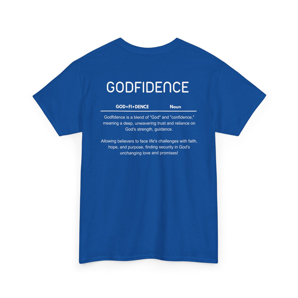 Godfidence definition tee | Christian faith shirt, faith-based typography
