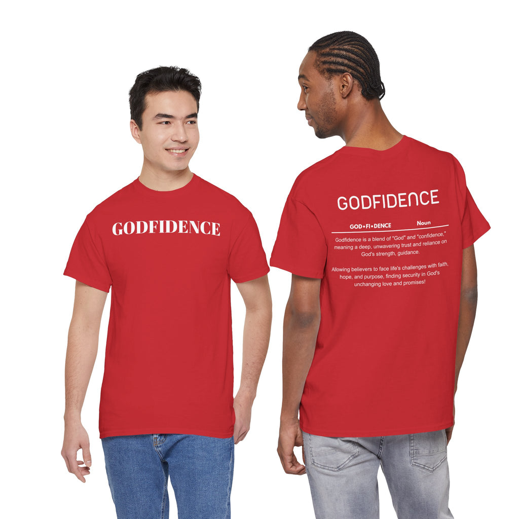 Godfidence definition tee | Christian faith shirt, faith-based typography