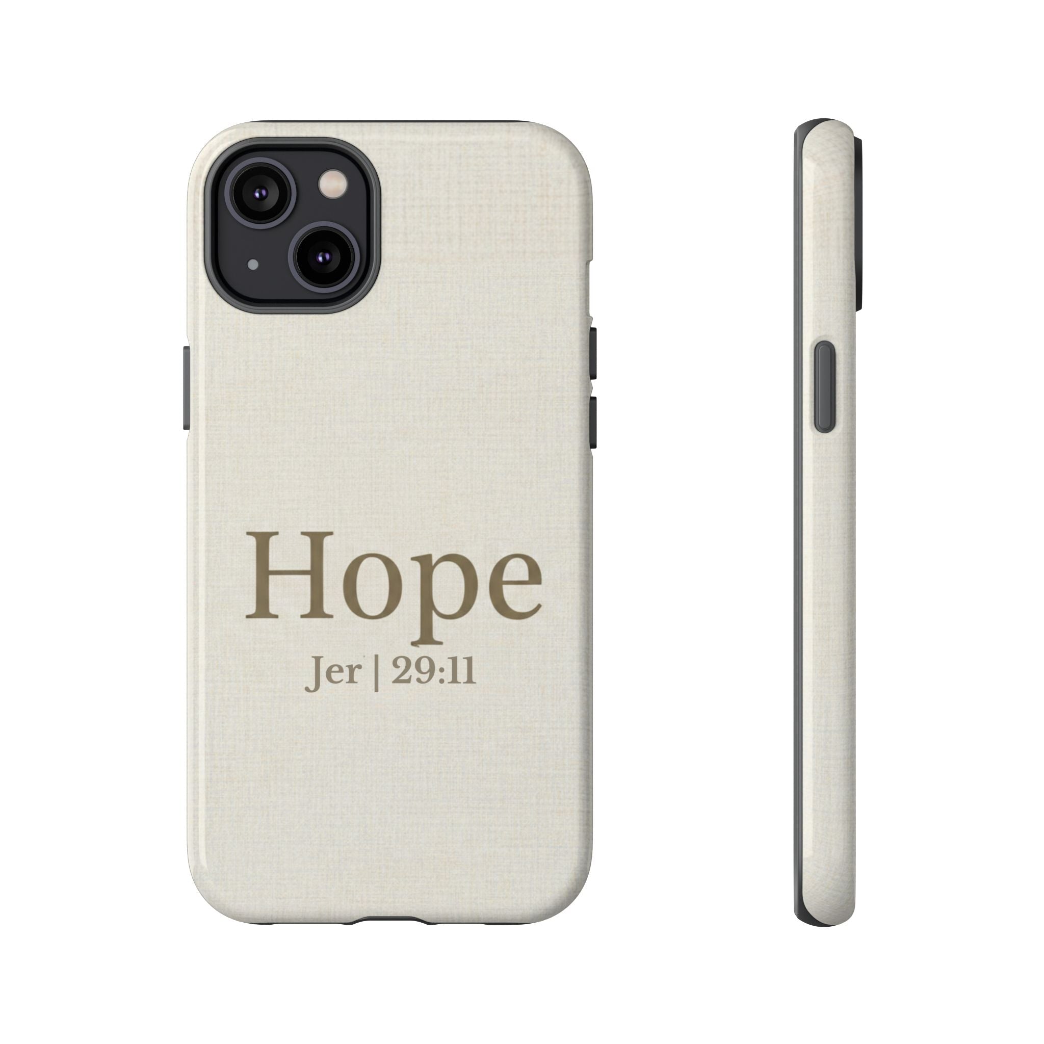 Hope (Jeremiah 29:11) Phone Case — Minimalist Christian Inspirational Cover