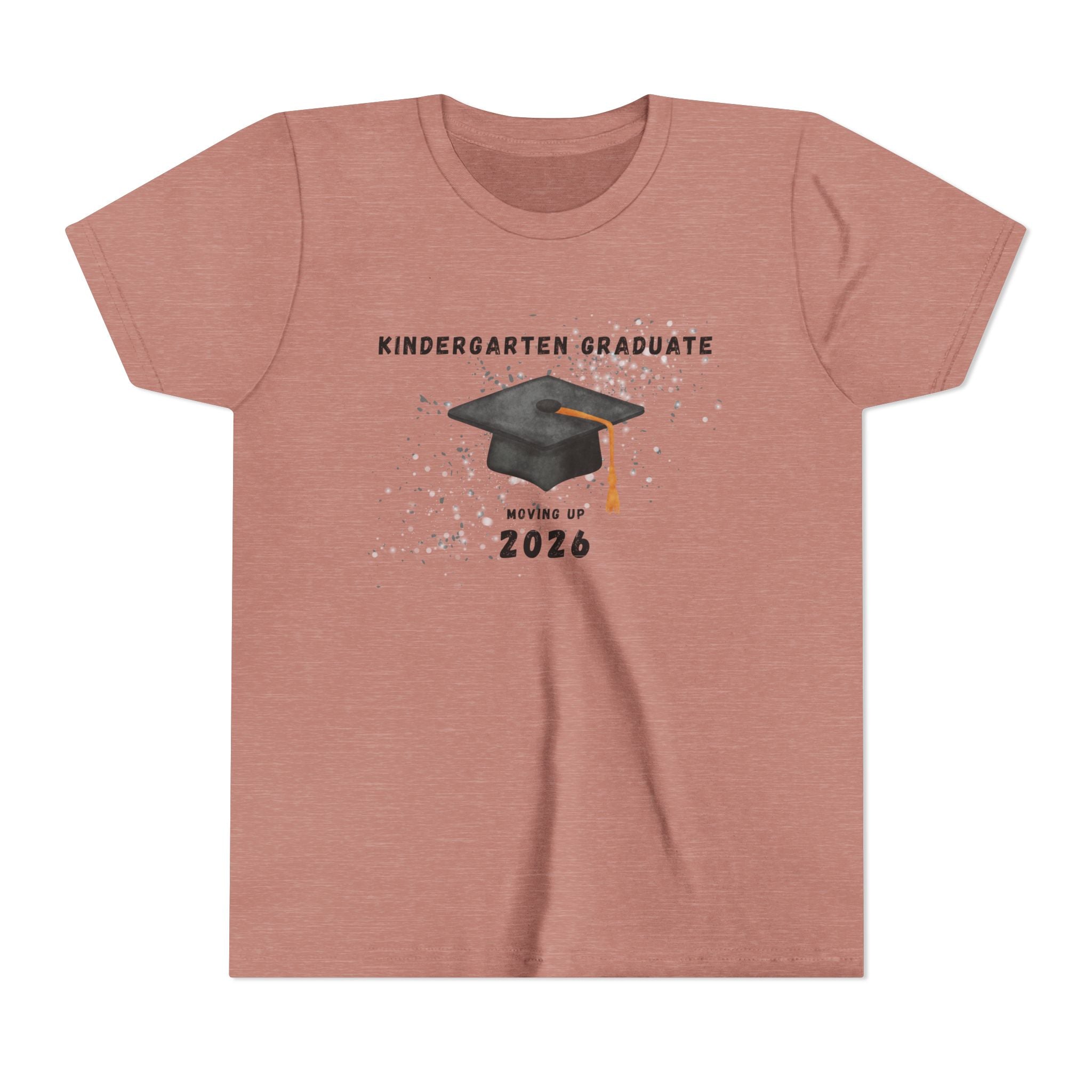 Kindergarten Graduate 2026 Youth Tee — Graduation Cap Graphic