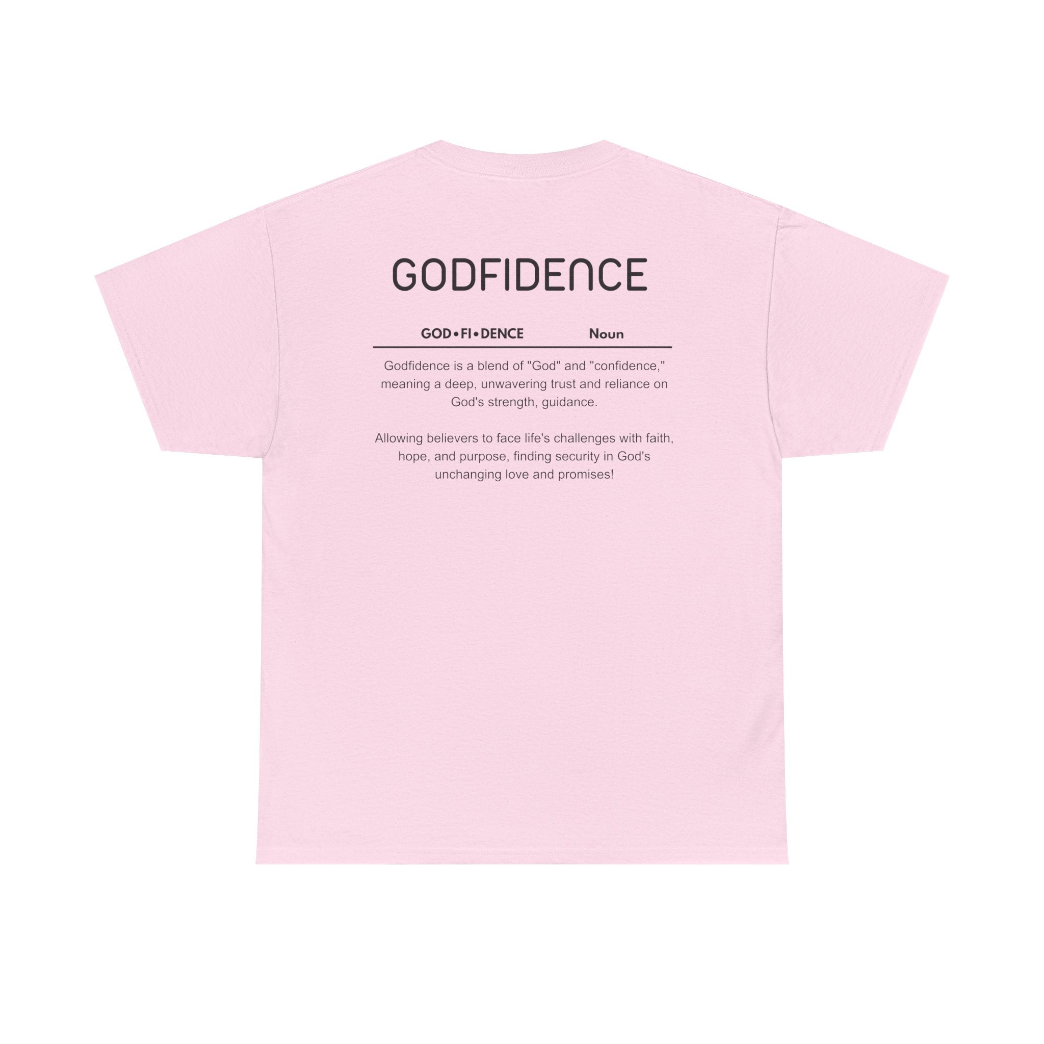 Godfidence definition tee | Christian faith shirt, faith-based typography