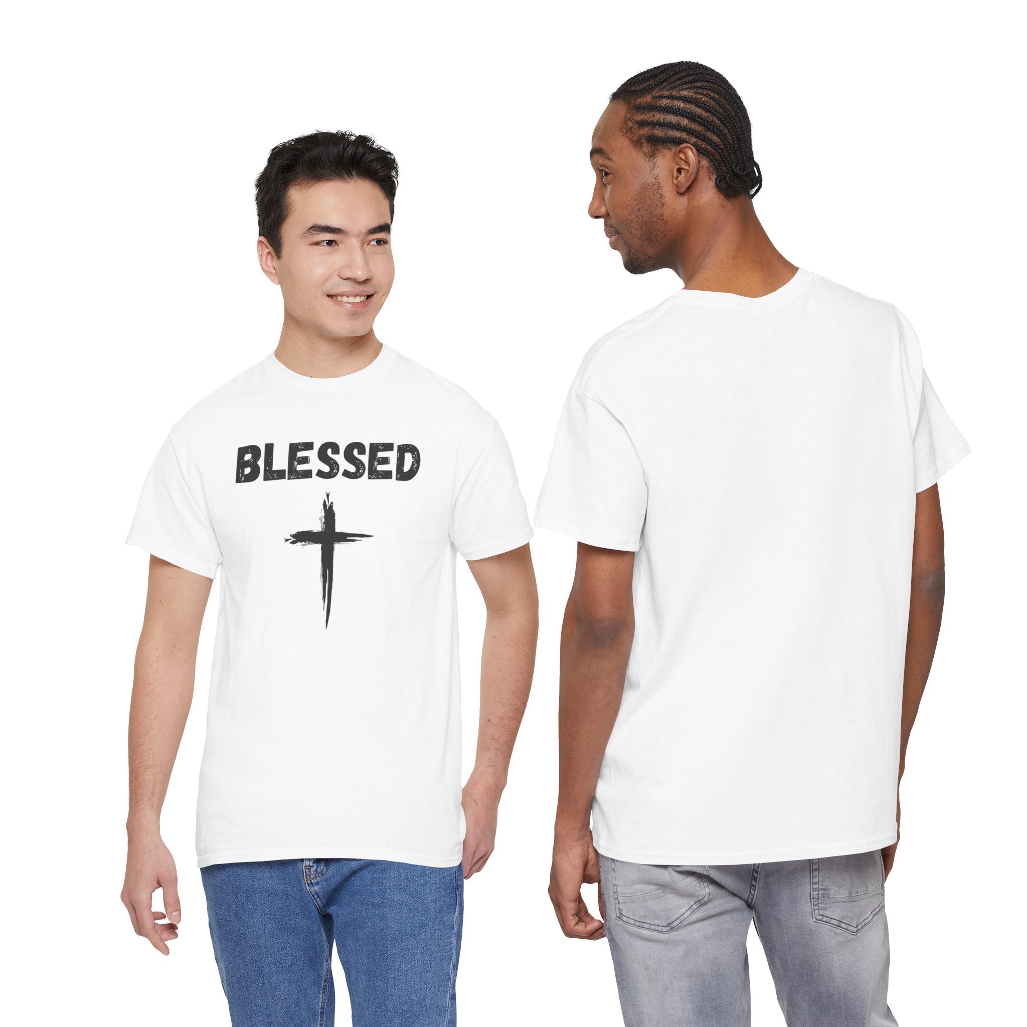 Blessed Cross T-Shirt — Christian Faith Tee