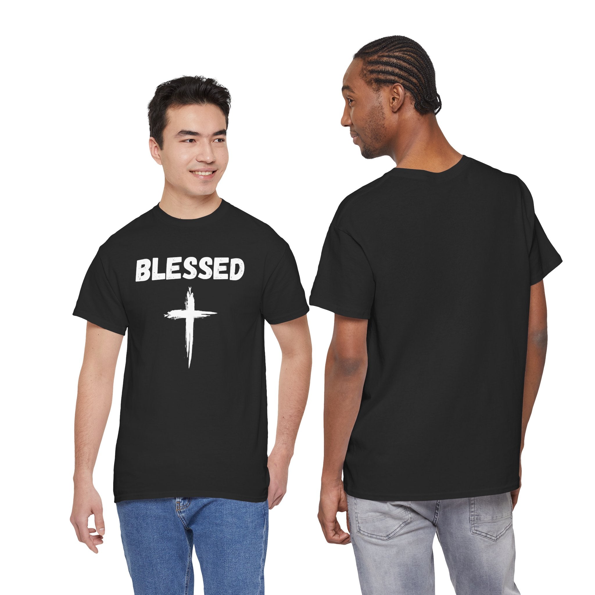 Blessed Cross T-Shirt — Christian Faith Tee