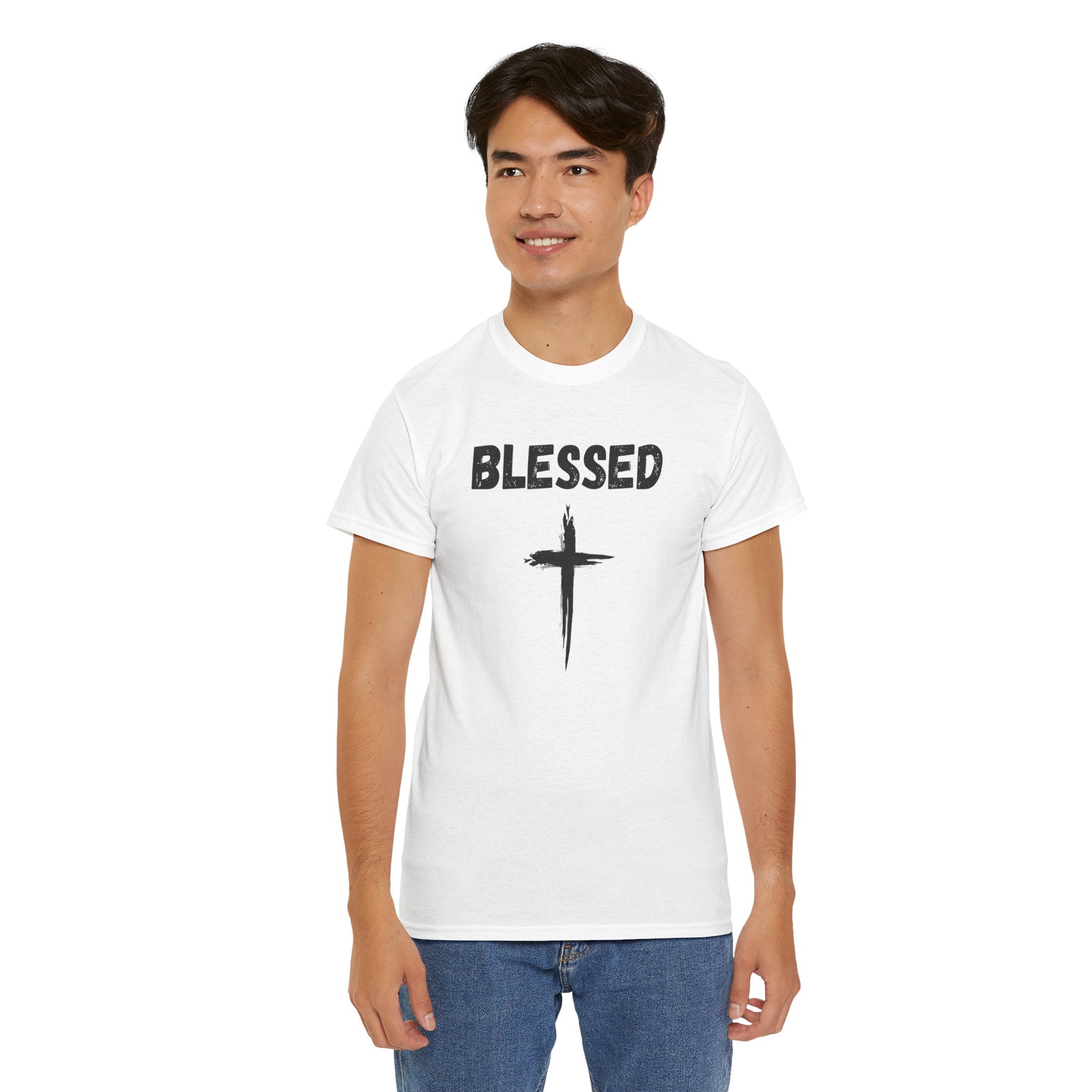 Blessed Cross T-Shirt — Christian Faith Tee