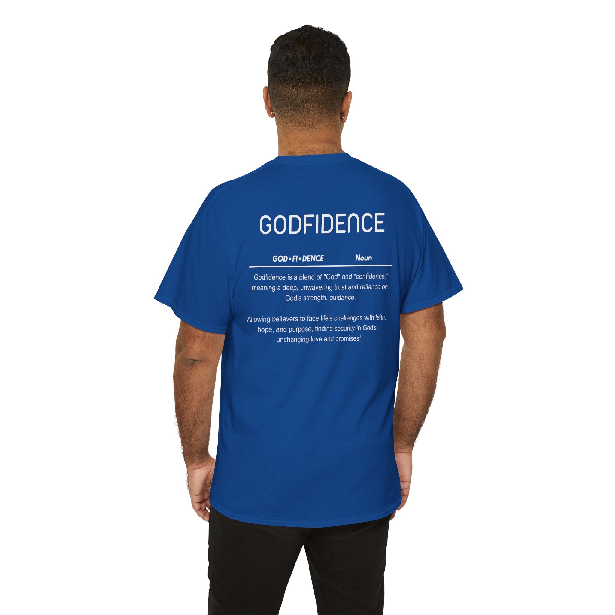 Godfidence definition tee | Christian faith shirt, faith-based typography