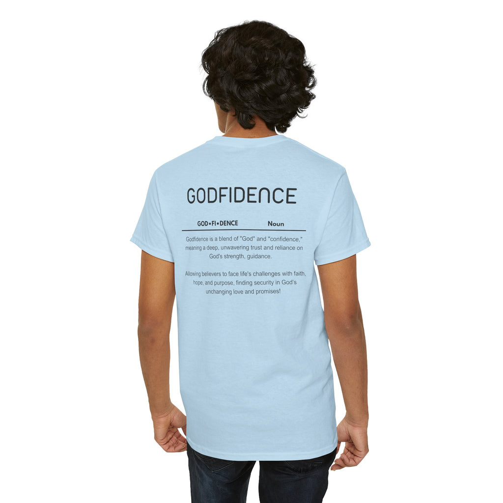 Godfidence definition tee | Christian faith shirt, faith-based typography