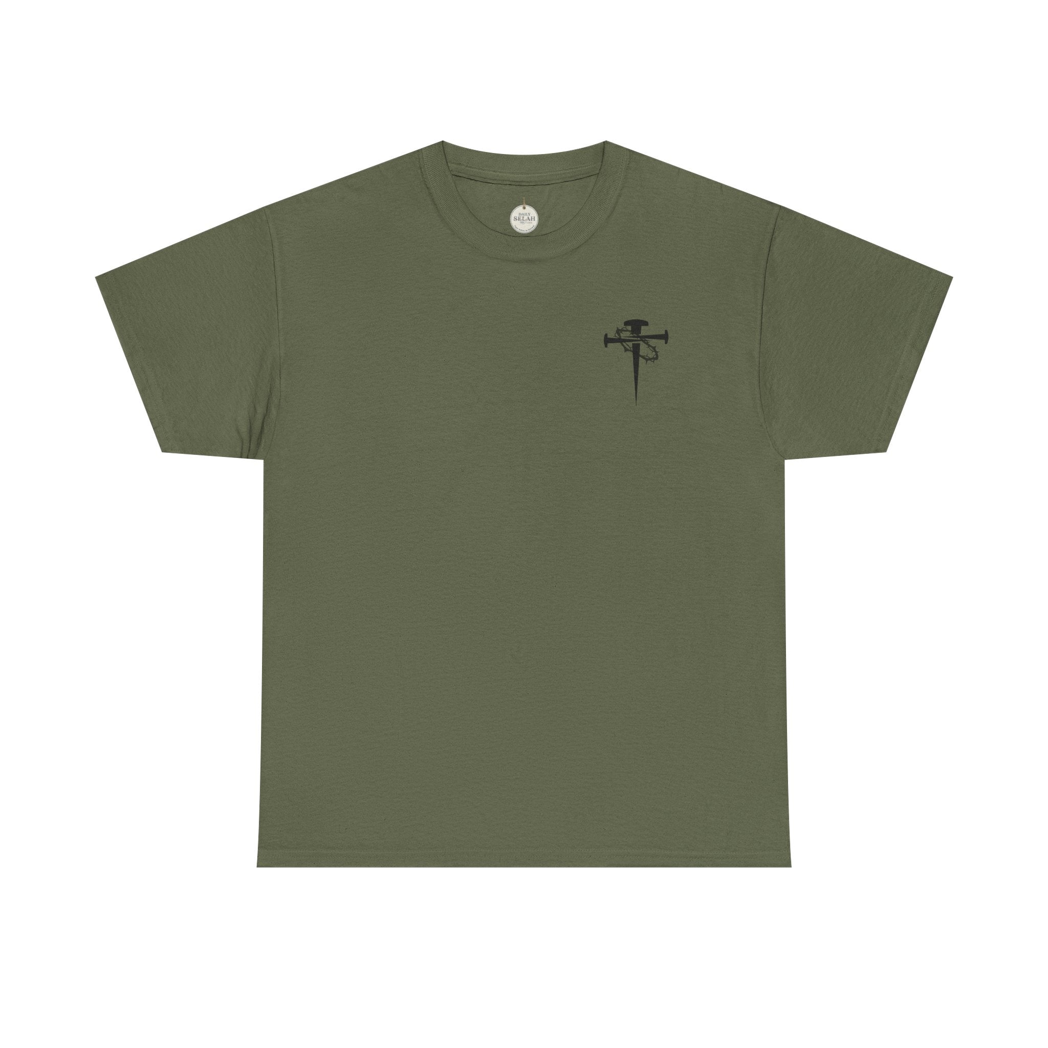 Cross & Dagger with Thorn of Crowns T-Shirt — Minimal Christian Chest Graphic