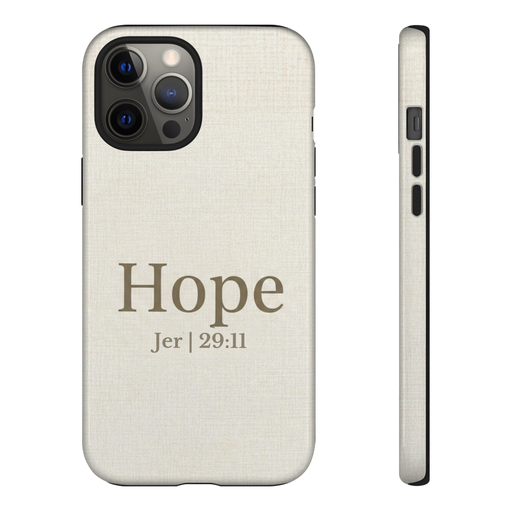 Hope (Jeremiah 29:11) Phone Case — Minimalist Christian Inspirational Cover