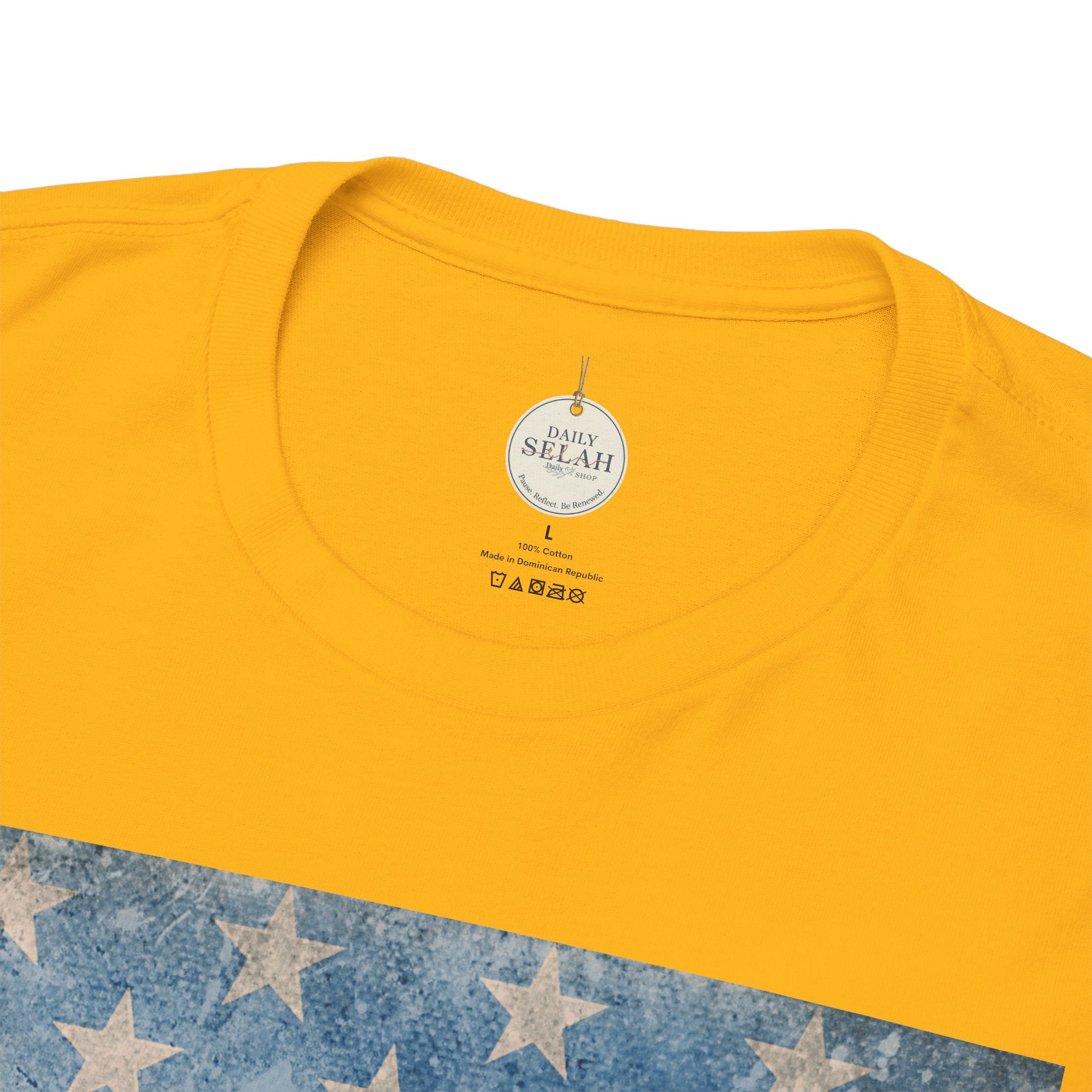 God First 250 Years Vintage American Flag  and Patriotic T-Shirt