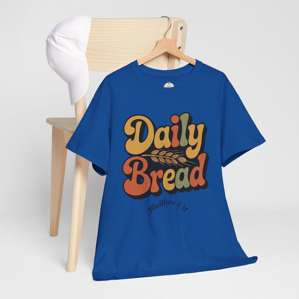 Daily Bread Shirt, Matthew 6:11, Retro Christian Shirt, Vintage Faith Shirt, Lord's Prayer Shirt, Christian Gift, Scripture Shirt