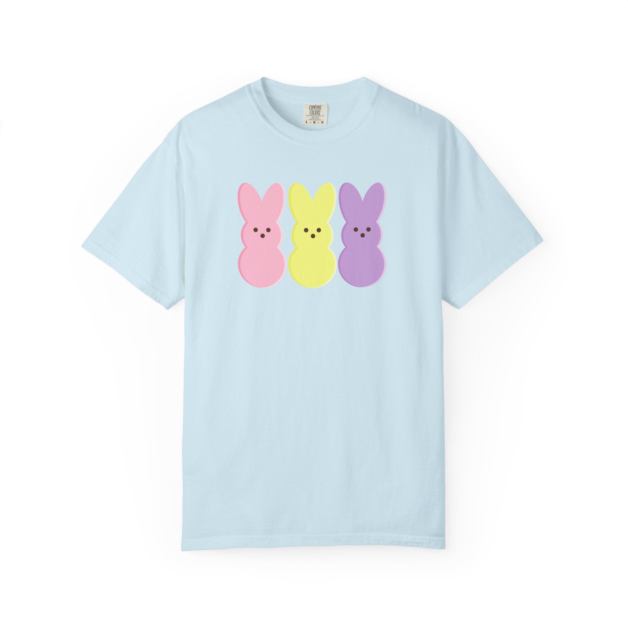 Easter Peeps Bunny T-Shirt — Pastel Marshmallow Bunny Tee (Comfort Colors)