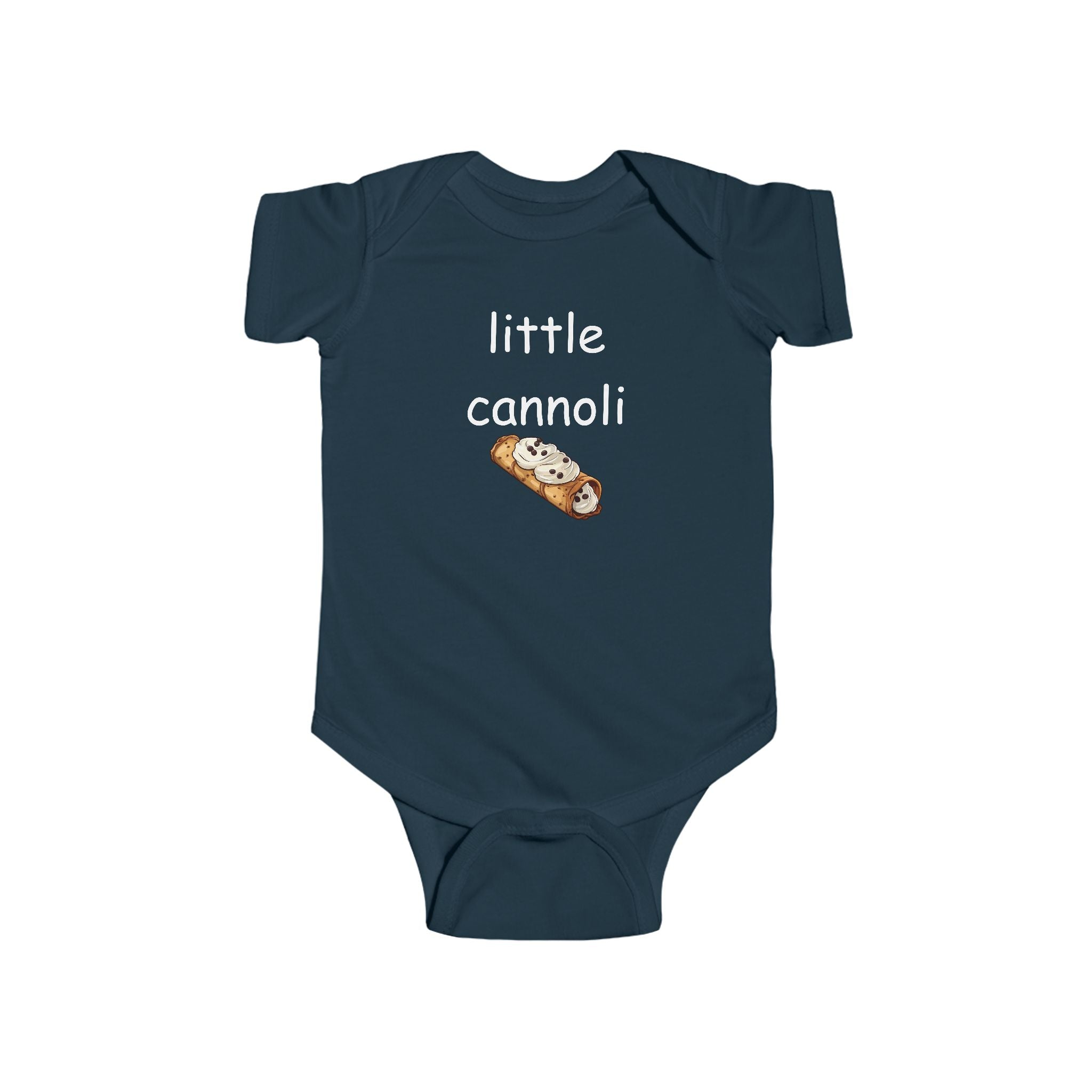 Infant Bodysuit - "Little Cannoli" Cute Italian Dessert Baby Onesie
