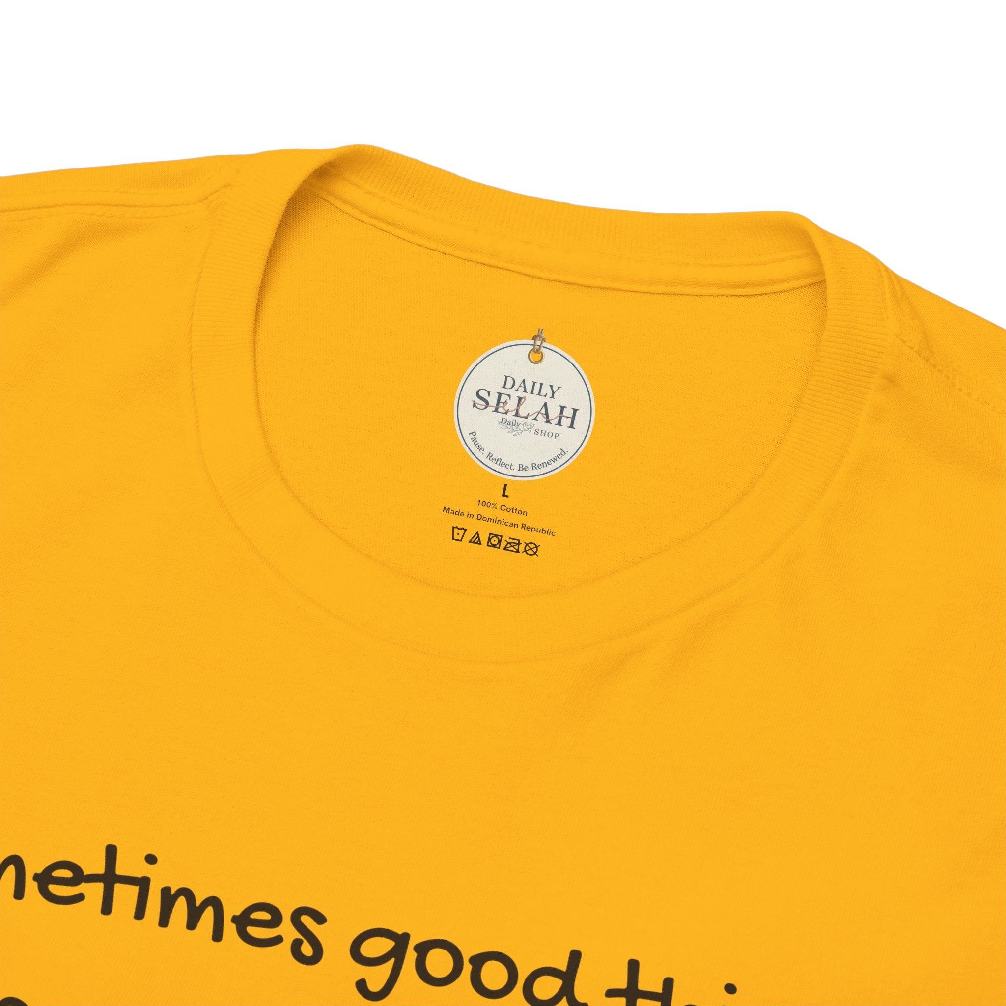 Inspirational Quote Tee — "Sometimes good things fall apart so better things can fall together"