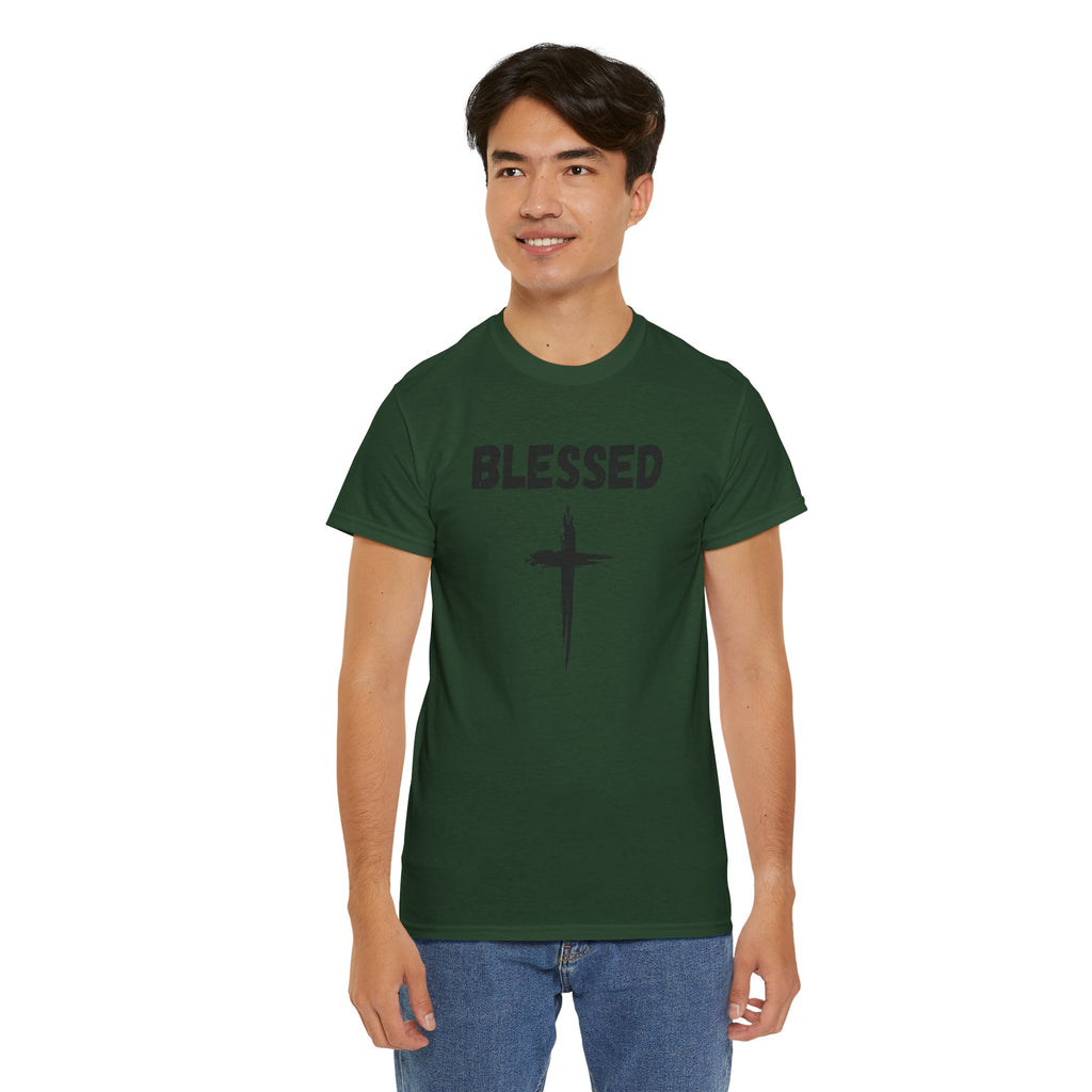 Blessed Cross T-Shirt — Christian Faith Tee
