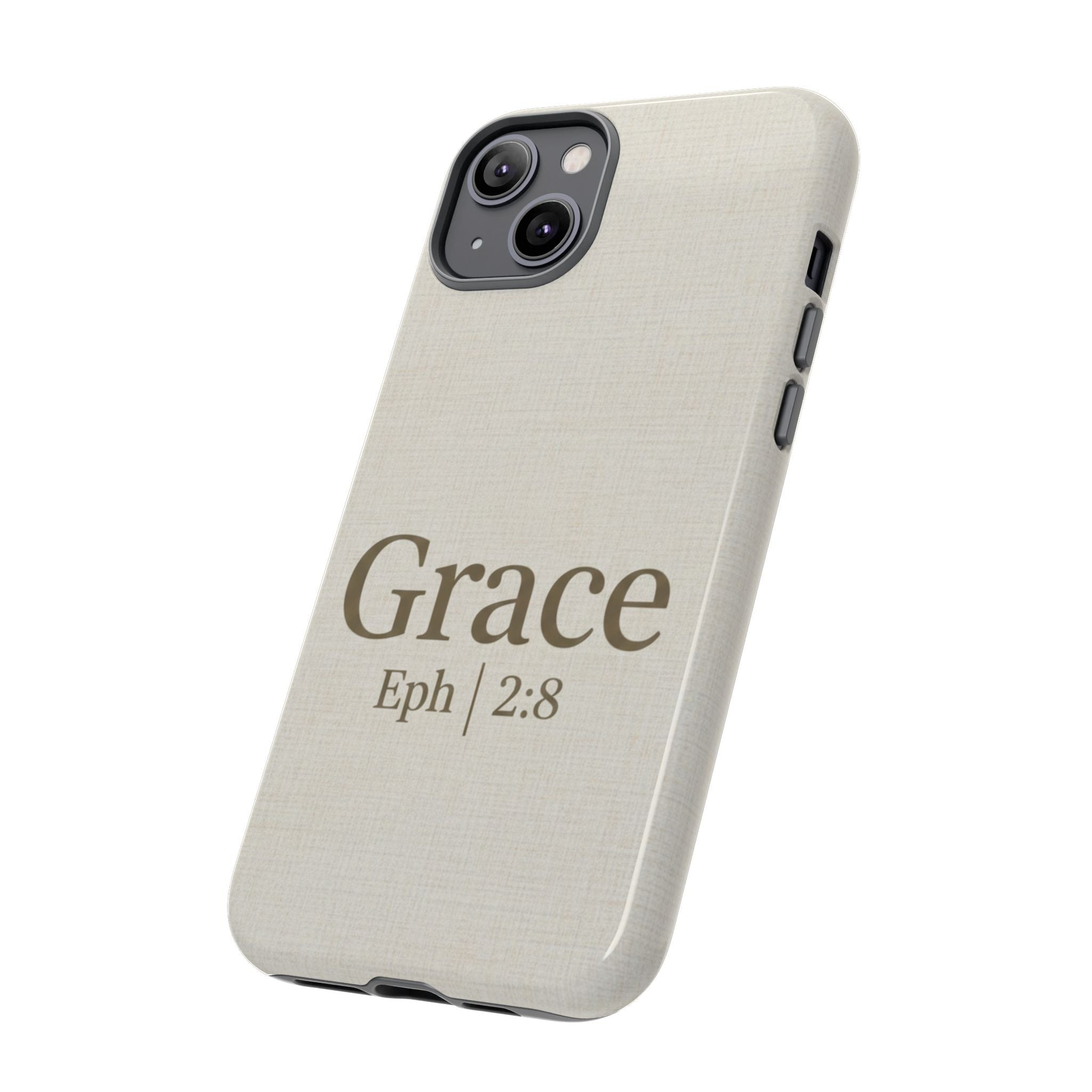 Grace (Ephesians 2:8) Phone Case — Minimalist Christian Inspirational Tough Case