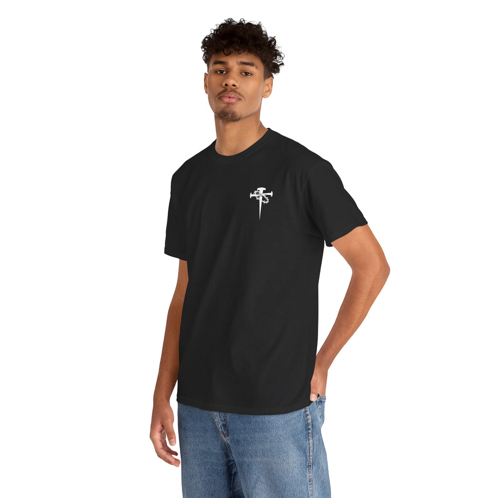 Cross & Dagger with Thorn of Crowns T-Shirt — Minimal Christian Chest Graphic