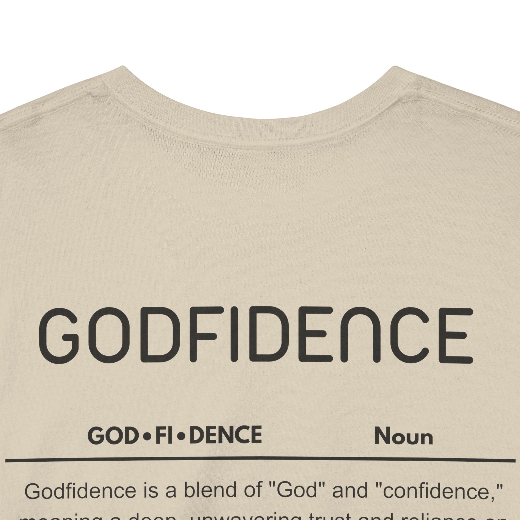 Godfidence definition tee | Christian faith shirt, faith-based typography