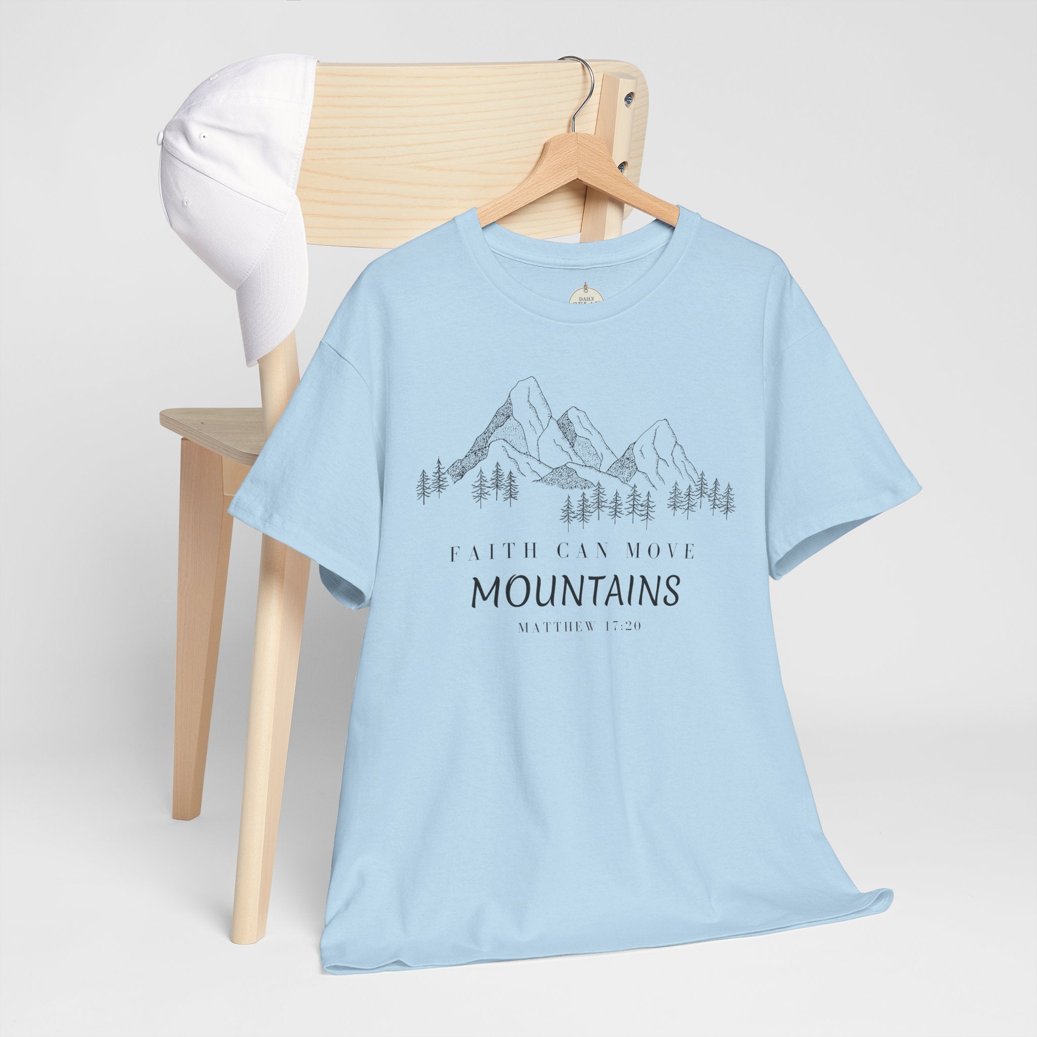 Faith Can Move Mountains T-Shirt | Christian Women's Tee