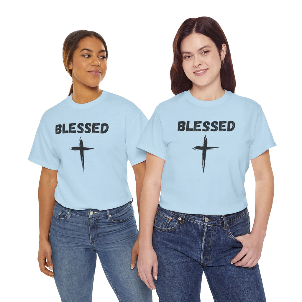 Blessed Cross T-Shirt — Christian Faith Tee