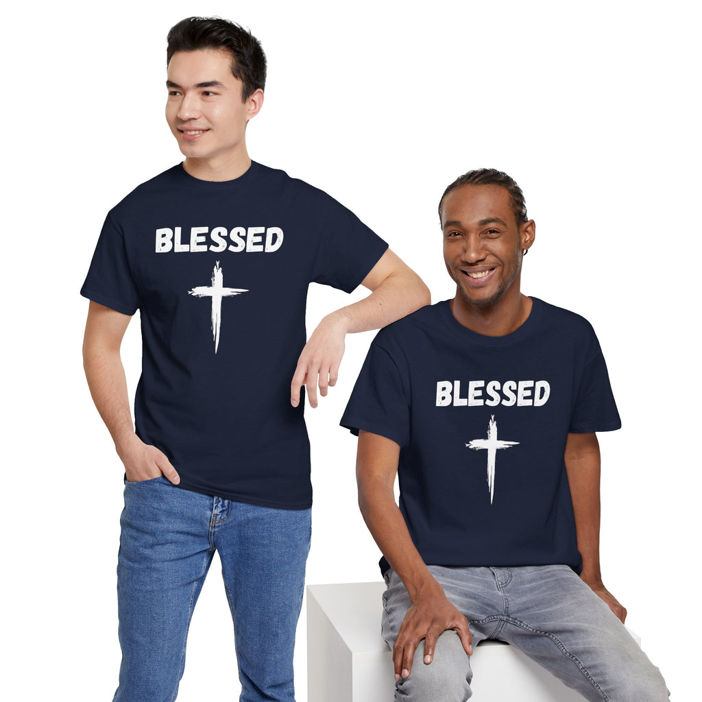 Blessed Cross T-Shirt — Christian Faith Tee