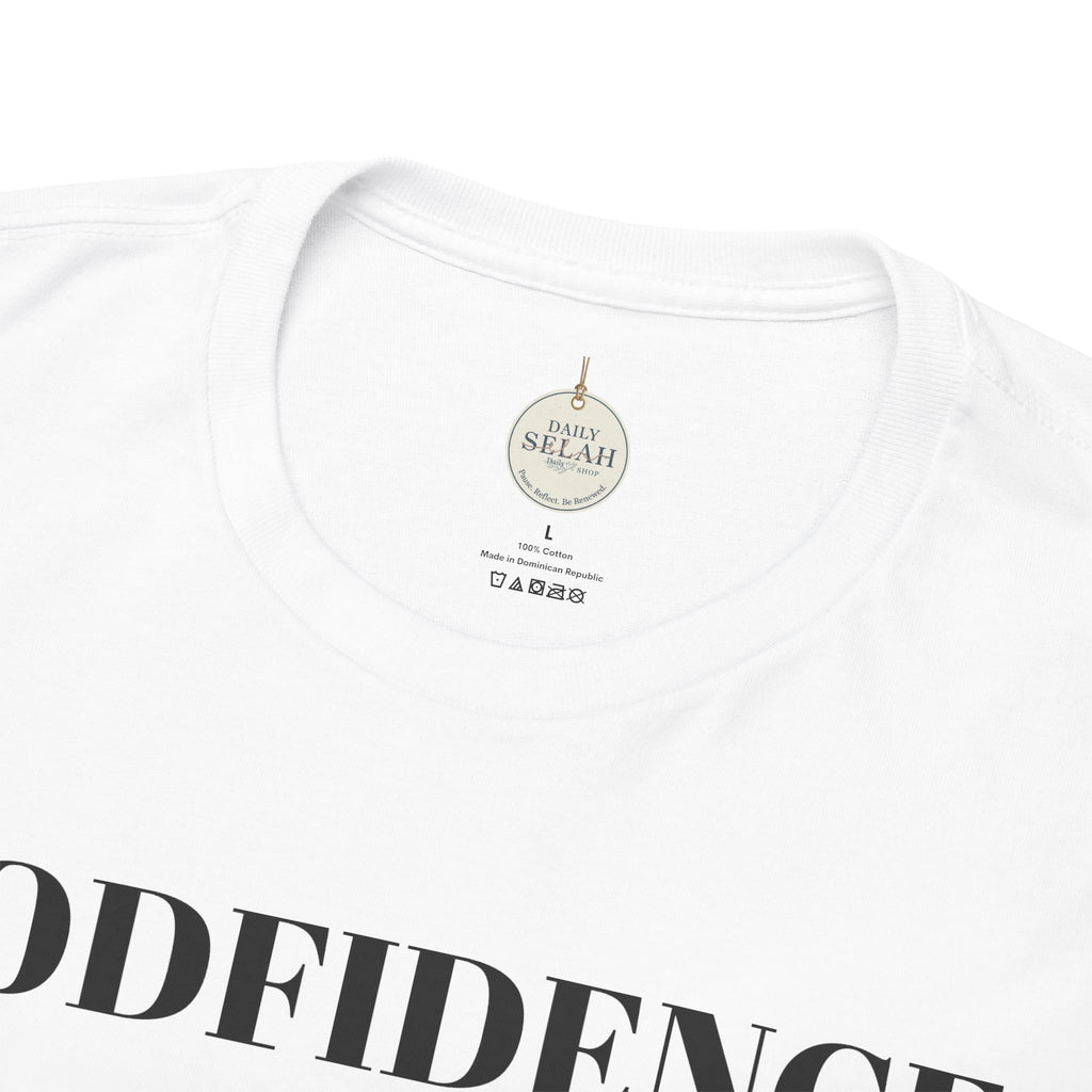 Godfidence definition tee | Christian faith shirt, faith-based typography