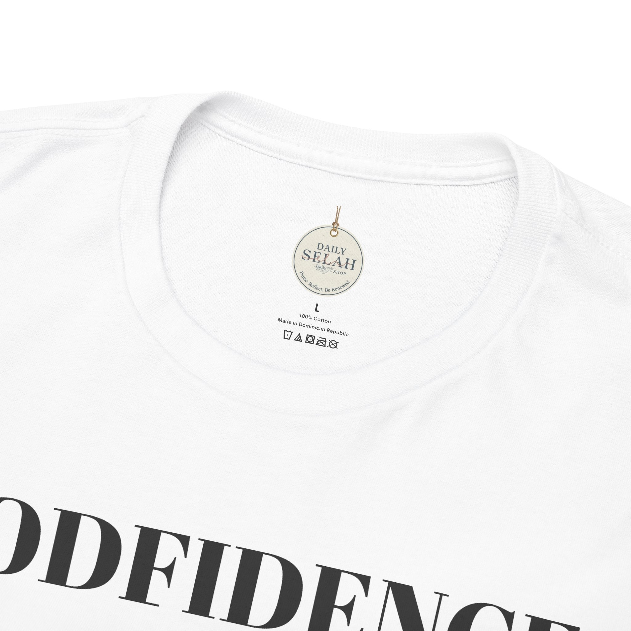 Godfidence definition tee | Christian faith shirt, faith-based typography
