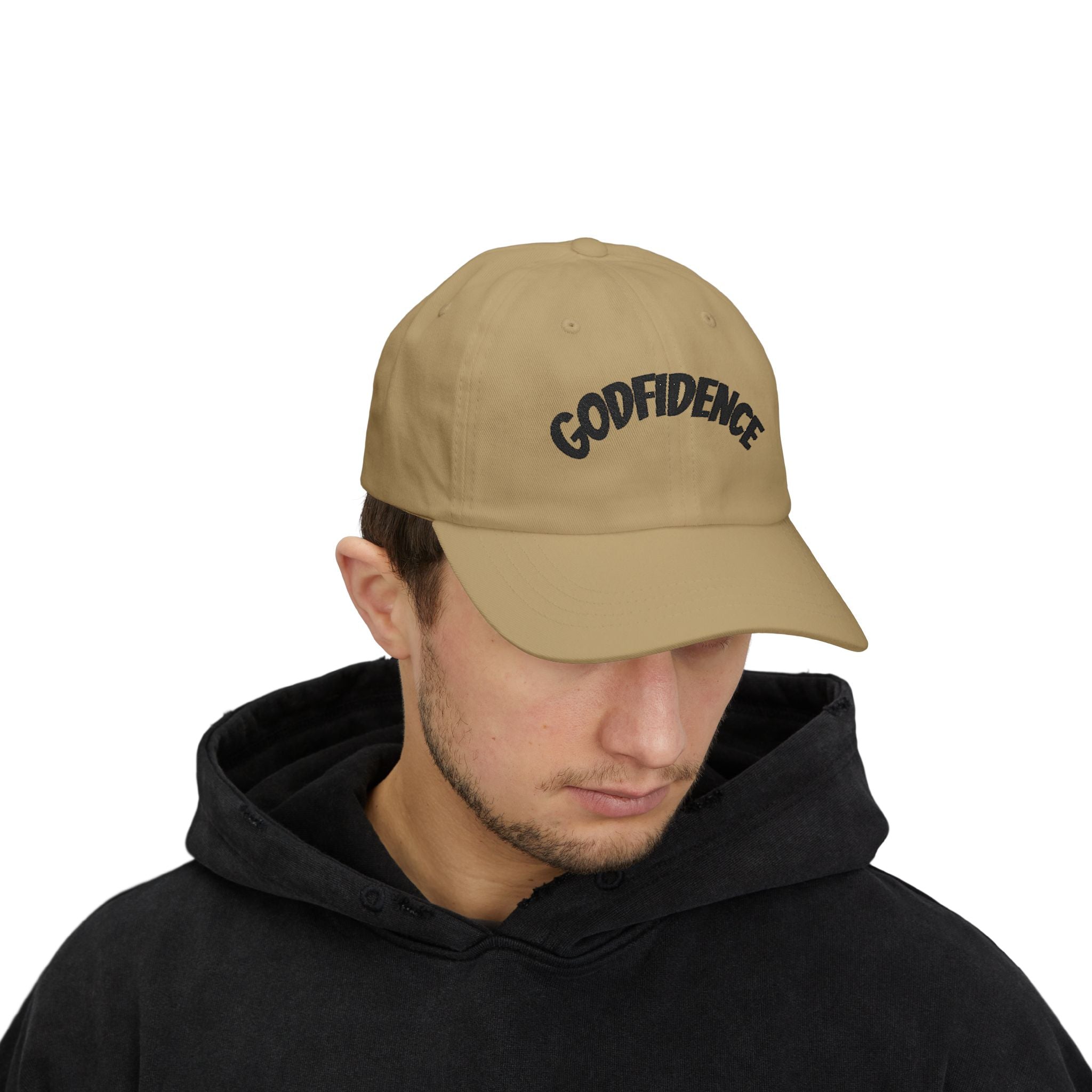 Dad Cap — "GODFIDENCE" Embroidered Baseball Hat