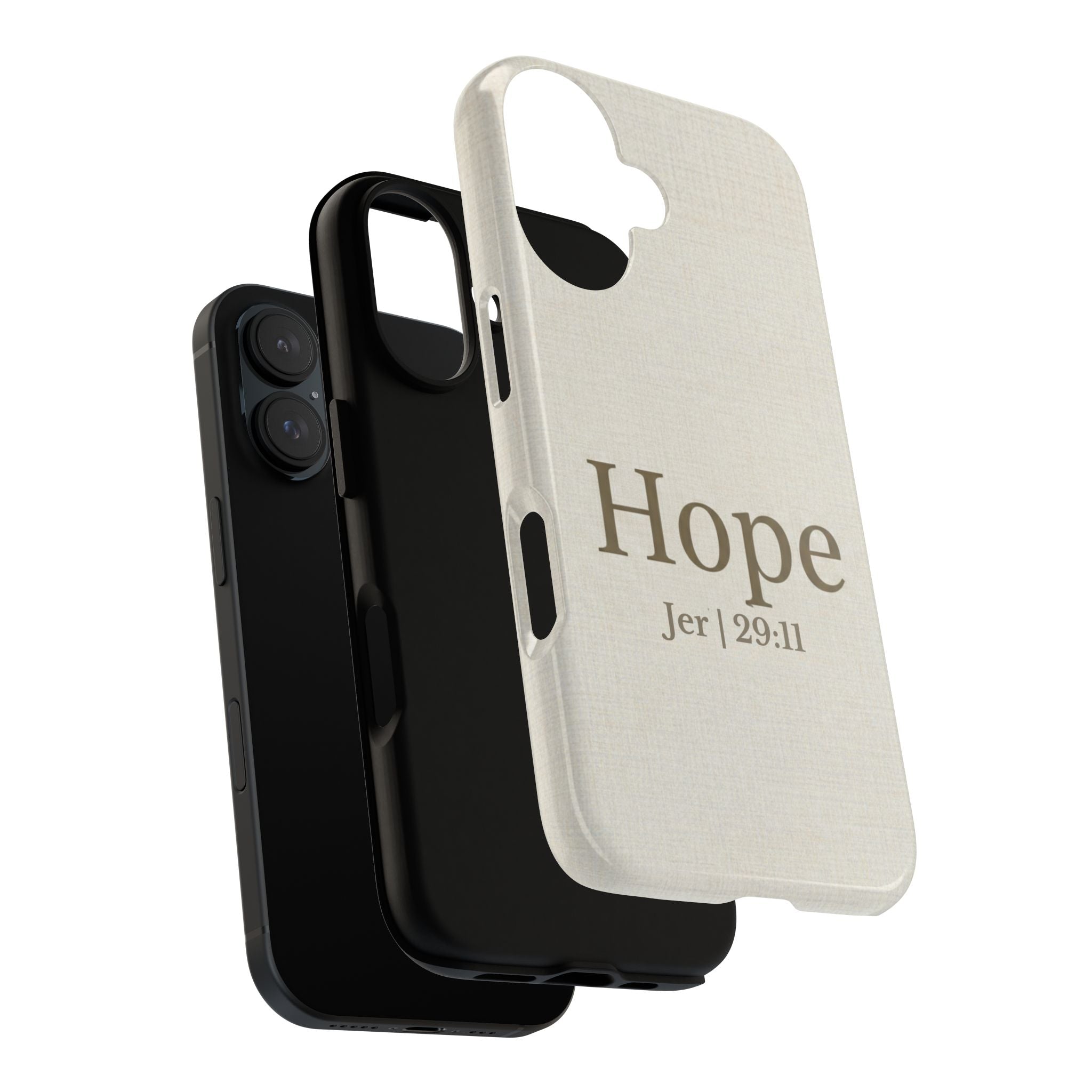 Hope (Jeremiah 29:11) Phone Case — Minimalist Christian Inspirational Cover