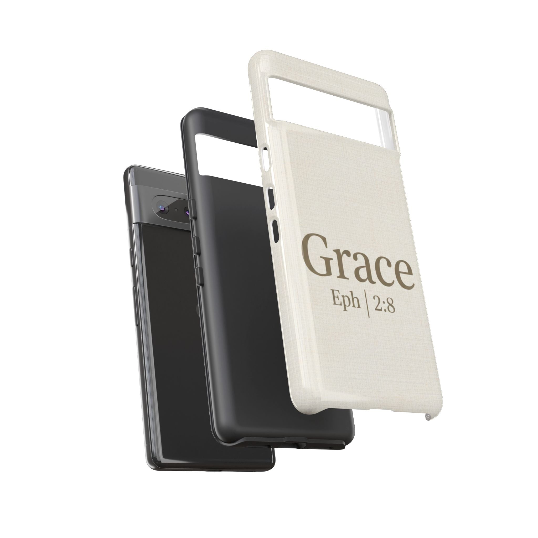 Grace (Ephesians 2:8) Phone Case — Minimalist Christian Inspirational Tough Case