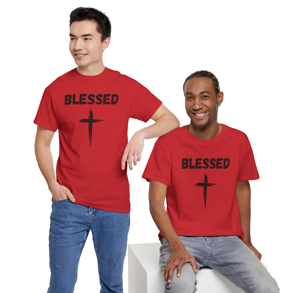 Blessed Cross T-Shirt — Christian Faith Tee
