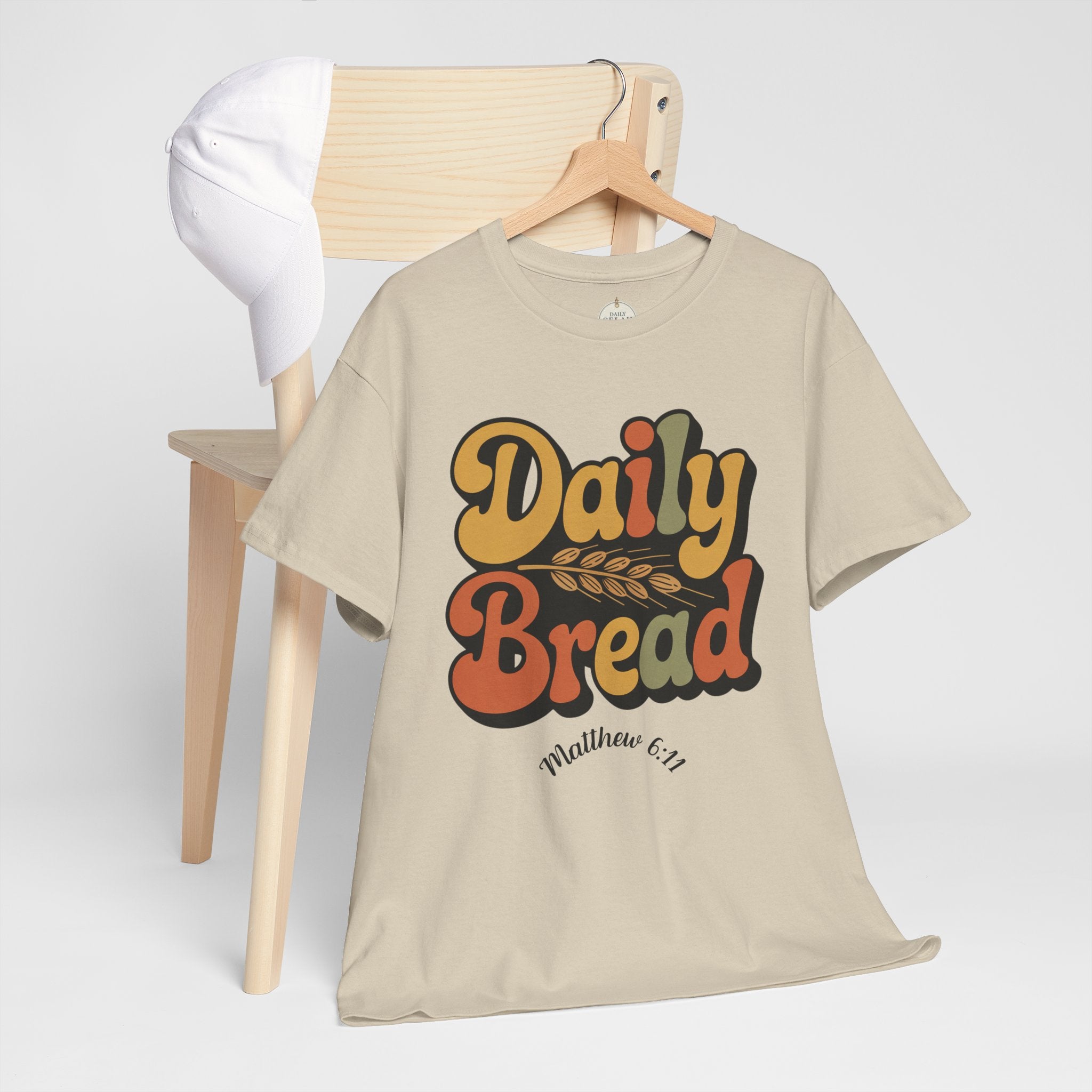 Daily Bread Shirt, Matthew 6:11, Retro Christian Shirt, Vintage Faith Shirt, Lord's Prayer Shirt, Christian Gift, Scripture Shirt