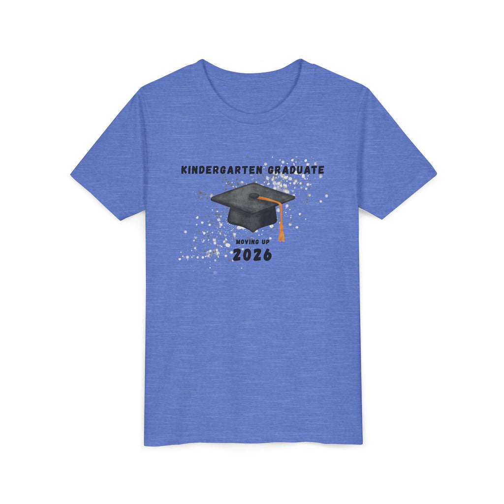 Kindergarten Graduate 2026 Youth Tee — Graduation Cap Graphic