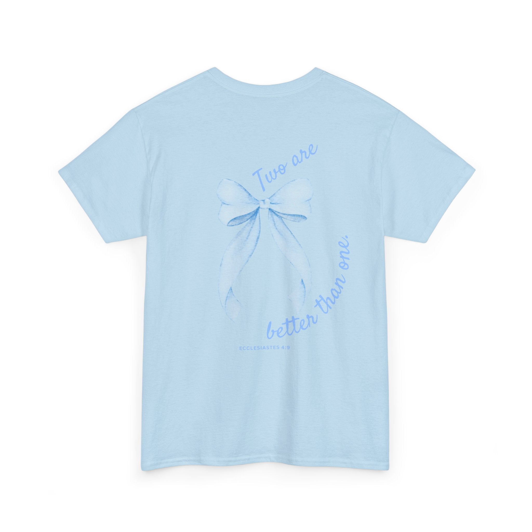 "Christian Bride Shirt | Two Are Better Than One | Ecclesiastes 4:9 | Bride to Be | Faith Wedding Gift | Bridal Shower Shirt"