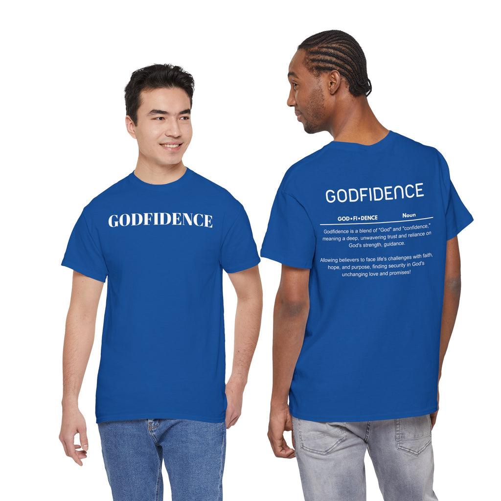 Godfidence definition tee | Christian faith shirt, faith-based typography