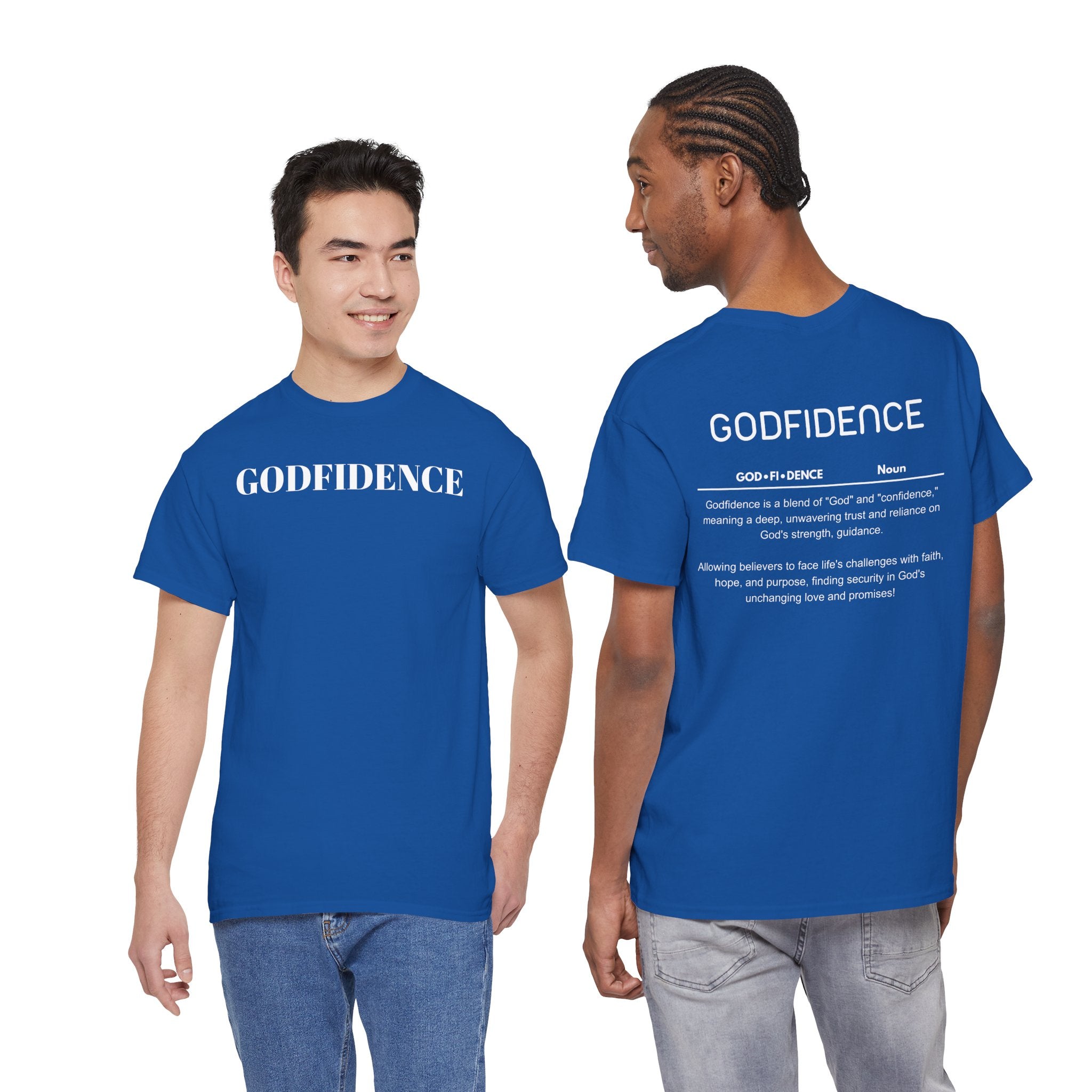 Godfidence definition tee | Christian faith shirt, faith-based typography