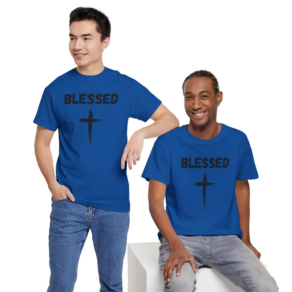 Blessed Cross T-Shirt — Christian Faith Tee