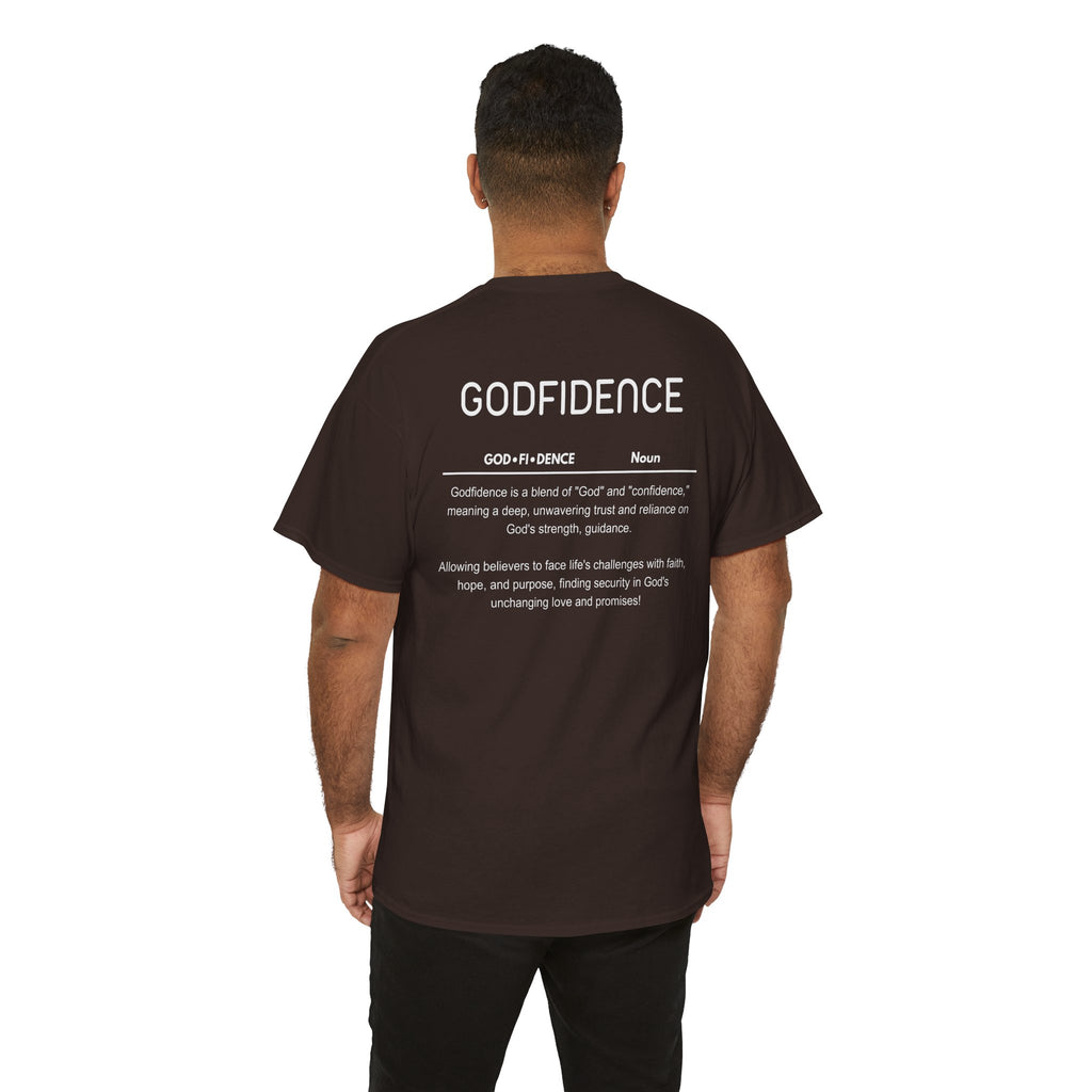 Godfidence definition tee | Christian faith shirt, faith-based typography