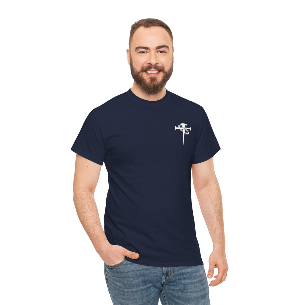 Cross & Dagger with Thorn of Crowns T-Shirt — Minimal Christian Chest Graphic