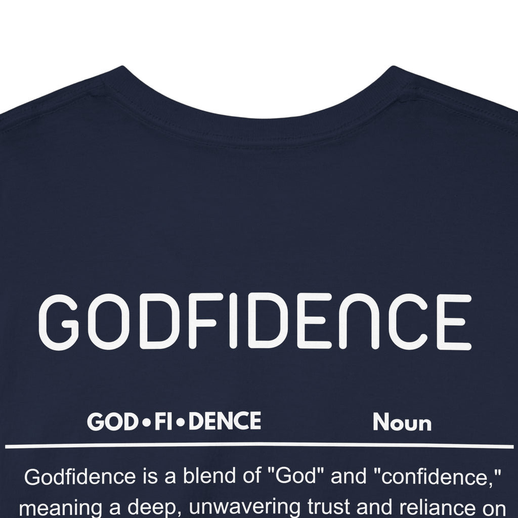 Godfidence definition tee | Christian faith shirt, faith-based typography
