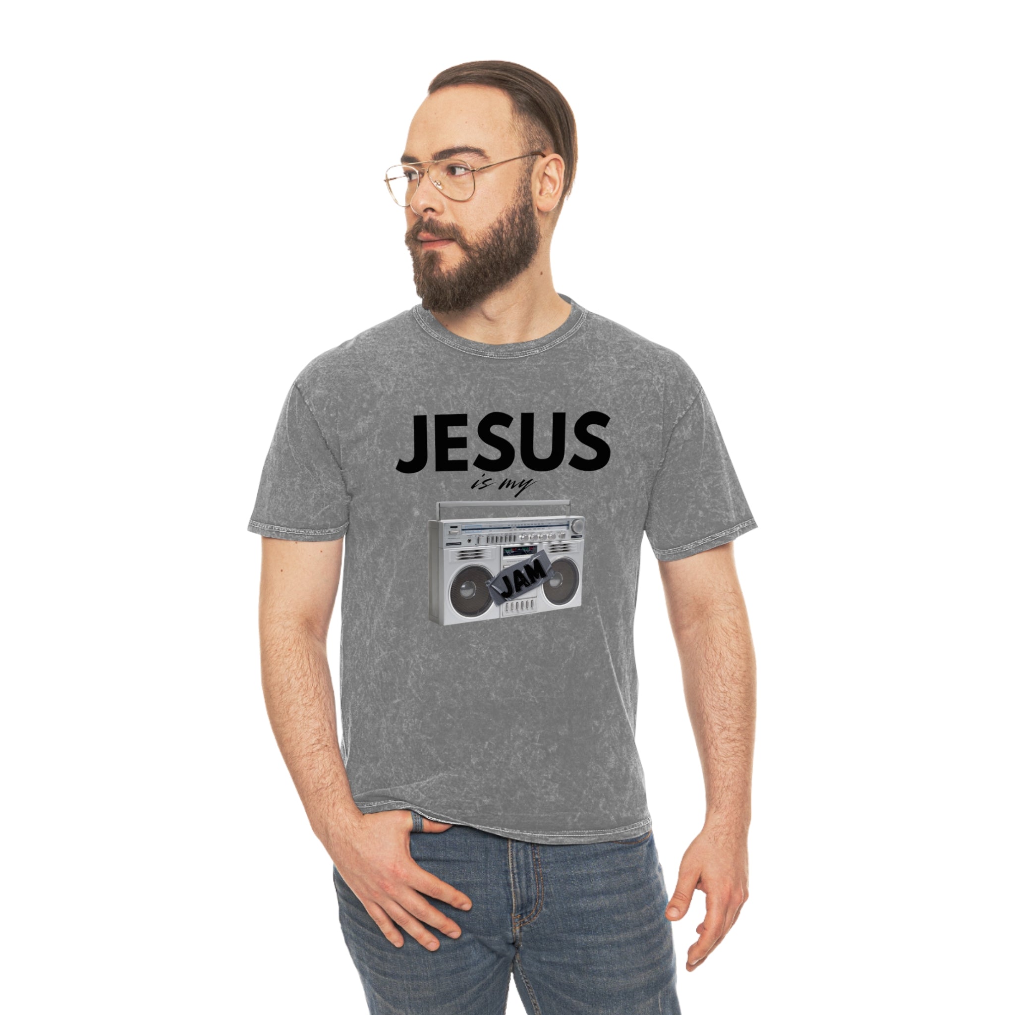 Jesus Is My Jam Mineral Wash T-Shirt