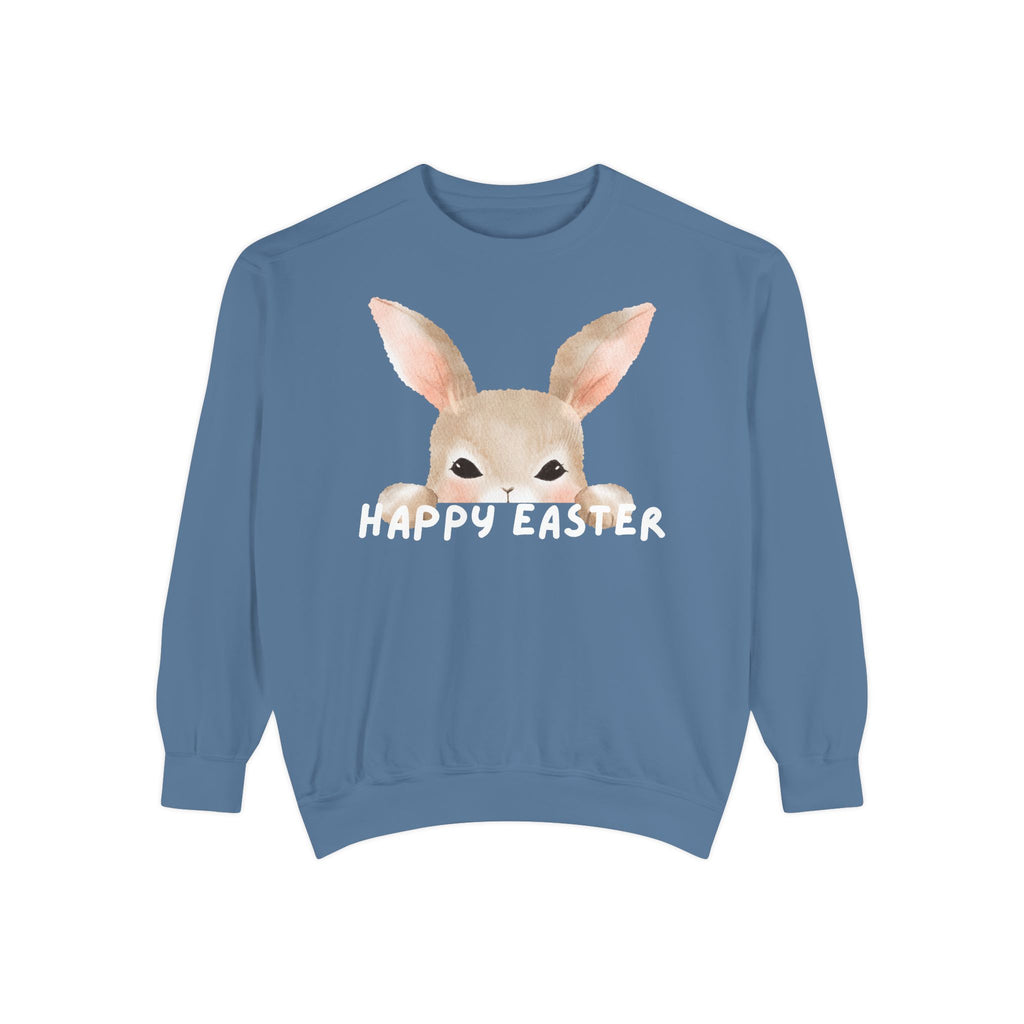 Easter Bunny Sweatshirt - 'Happy Easter' Cozy Holiday Pullover