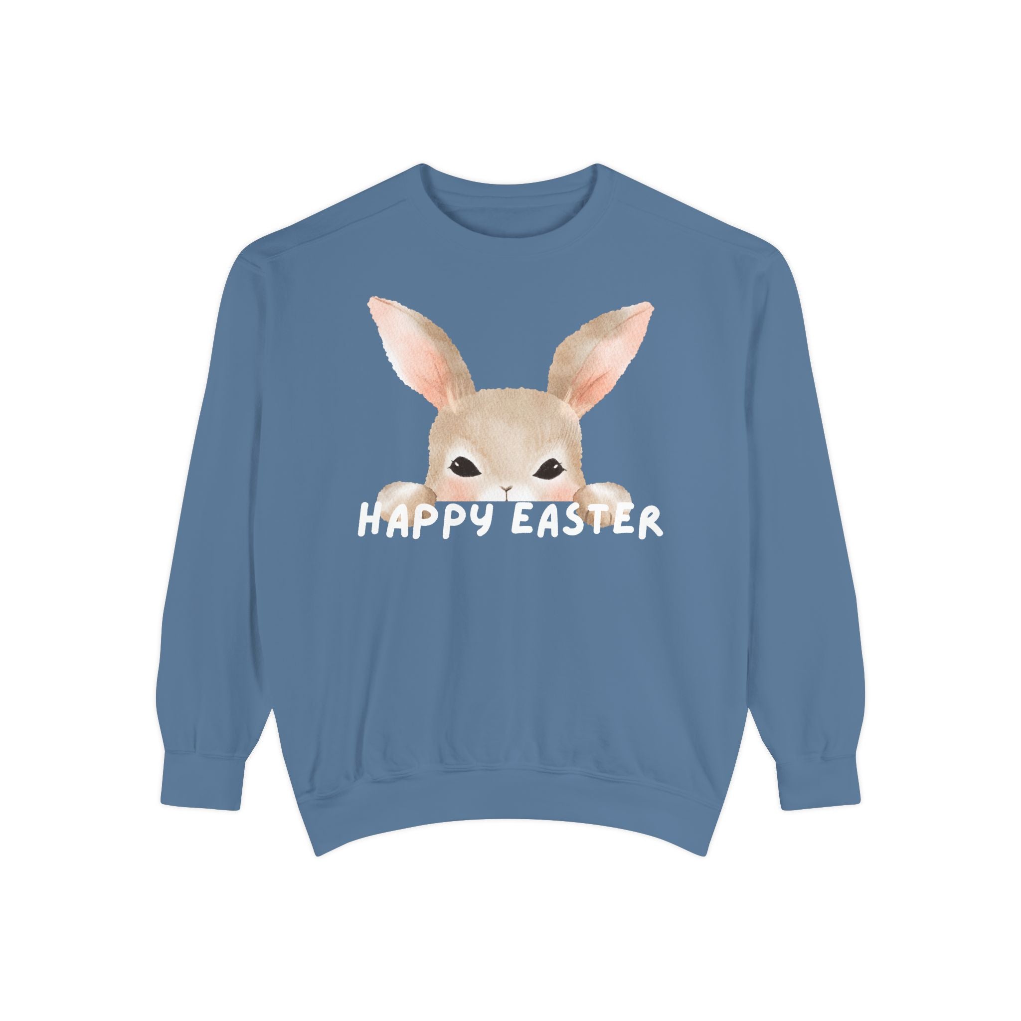 Easter Bunny Sweatshirt - 'Happy Easter' Cozy Holiday Pullover
