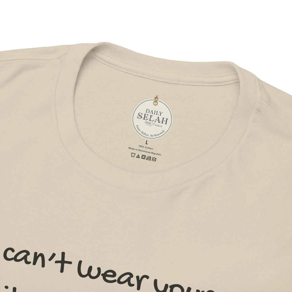 Inspirational Quote Tee — "You can't wear your old identity and walk in your new one." 2 Cor 5:17