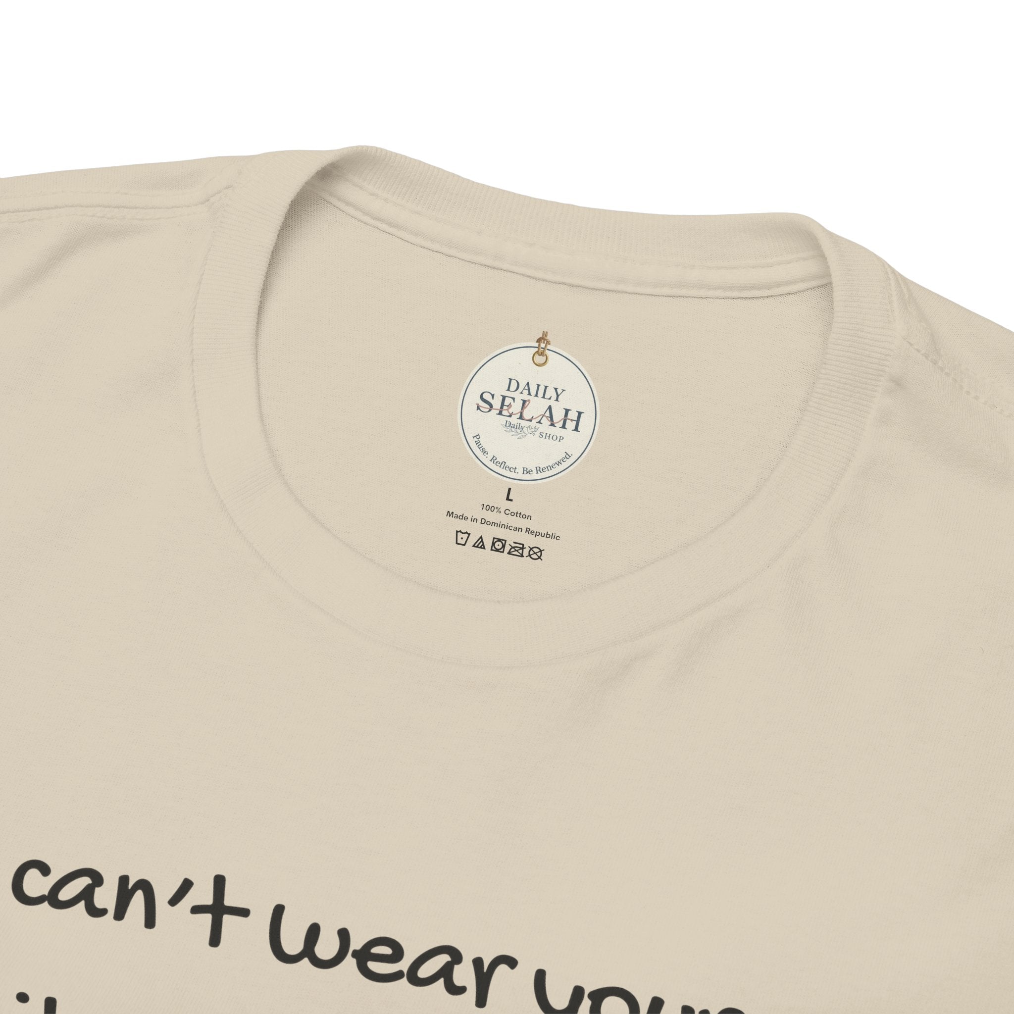 Inspirational Quote Tee — "You can't wear your old identity and walk in your new one." 2 Cor 5:17