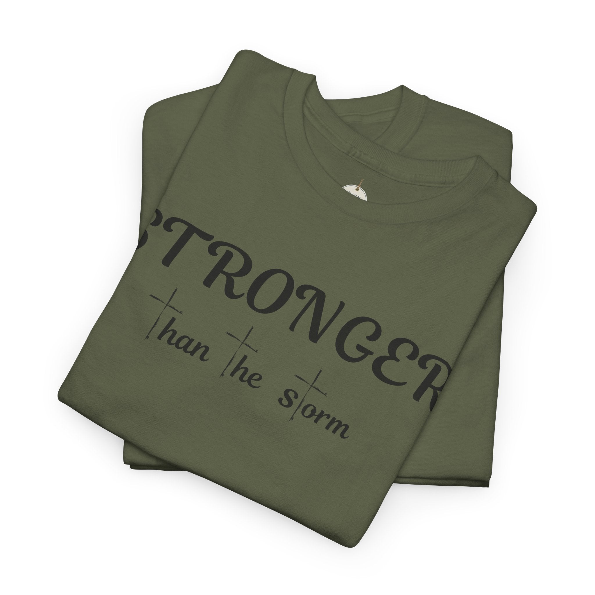 Stronger Than the Storm Tee — Inspirational Motivational T-Shirt