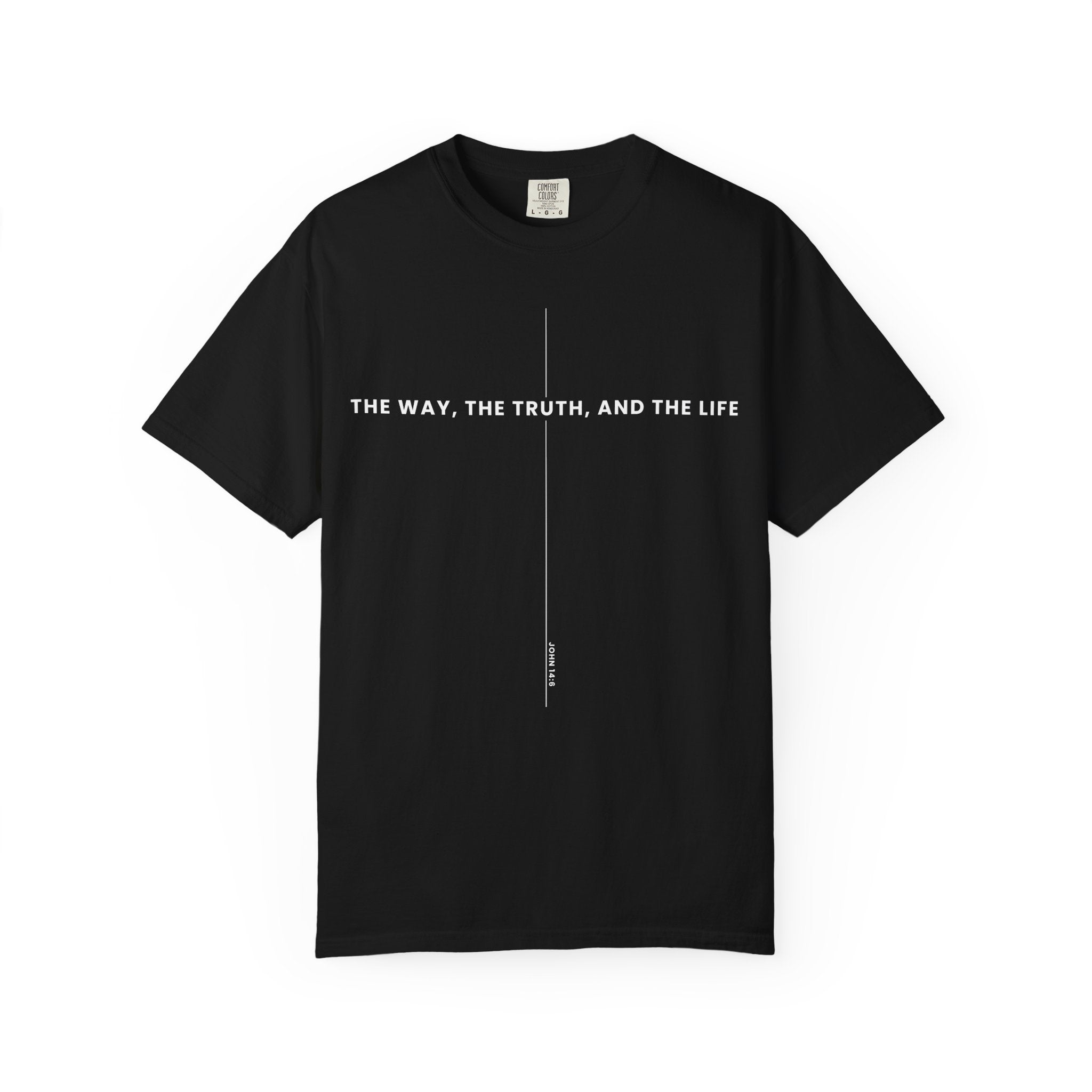 The Way The Truth And The Life T-shirt | Minimal Christian Scripture Tee
