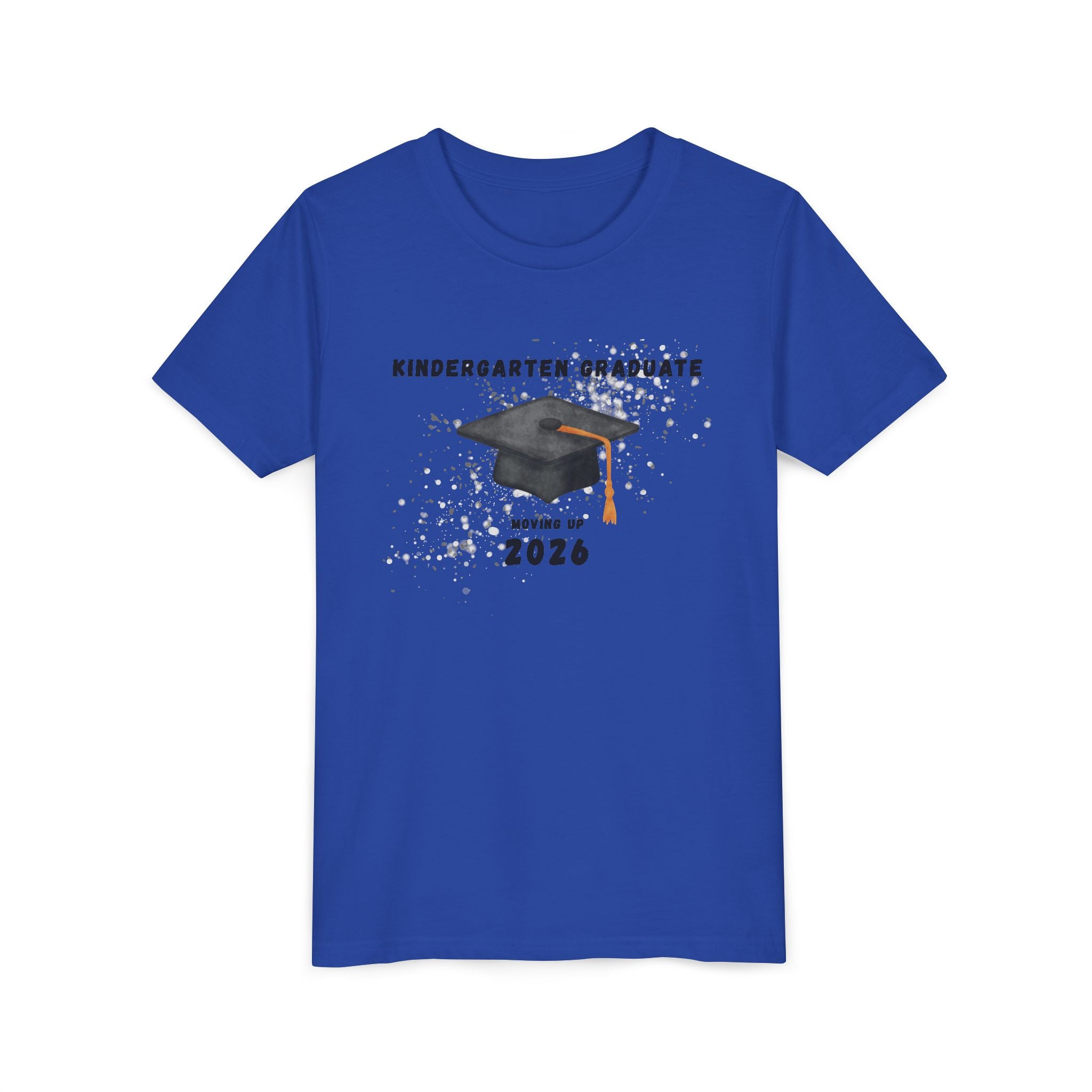 Kindergarten Graduate 2026 Youth Tee — Graduation Cap Graphic